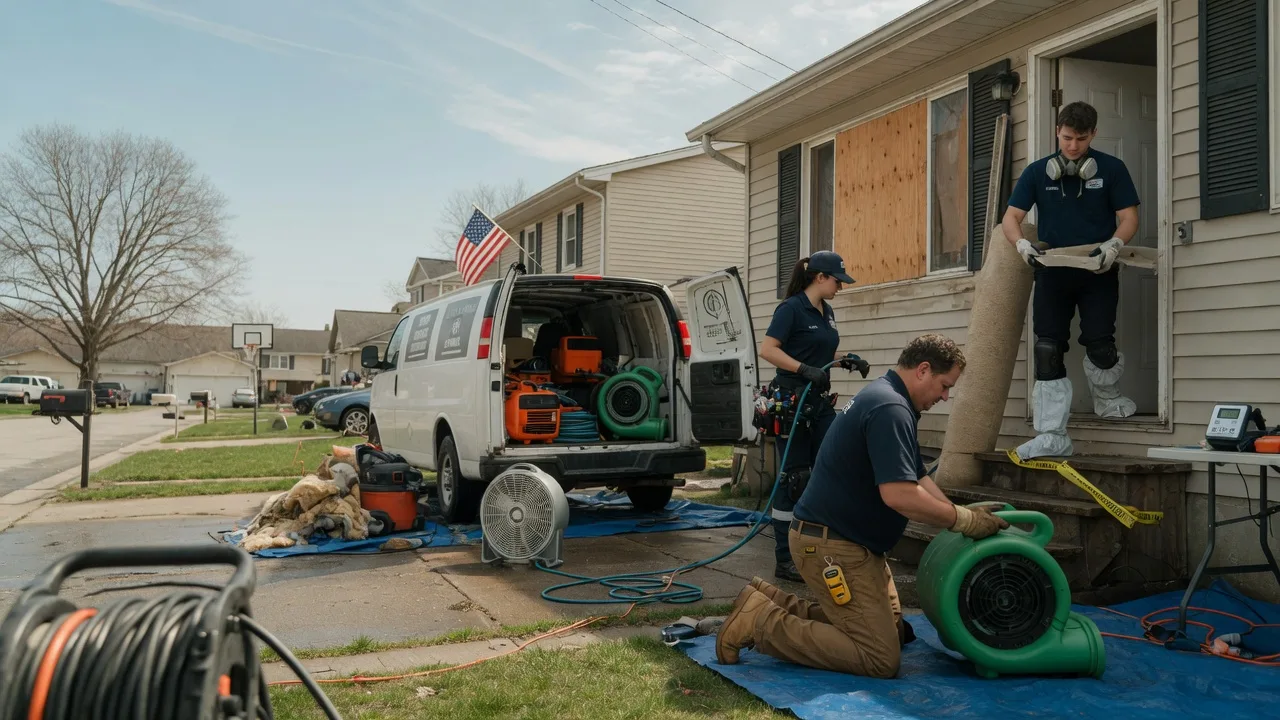 Water Damage Restoration in Middletown, IN near me